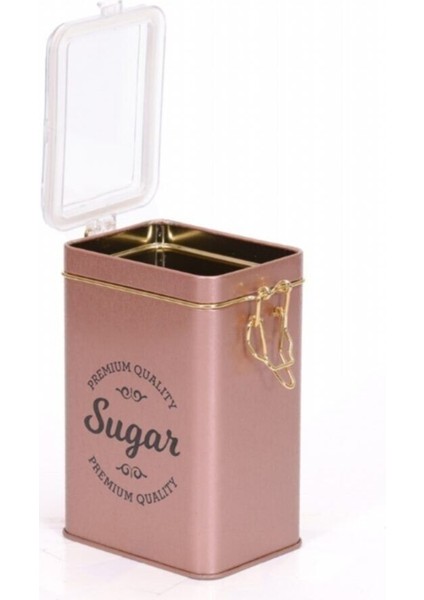 Rose Desenli Dikdörtgen Metal Saklama Kabı, 8X10 Cm, Şık ve Kullanışlı. modelleri