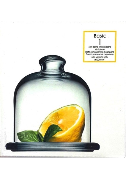 Beyaz Cam Limon Saklama Kabı, Kapaklı, Pratik ve Şık Tasarım