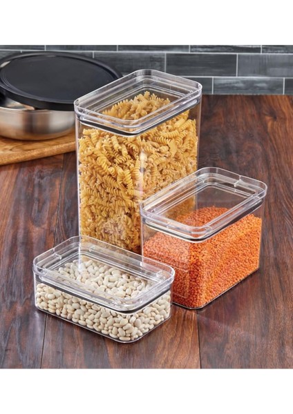 3 Parça Saklama Kabı Seti, Turuncu, Dayanıklı ve Şık Tasarım fiyatları