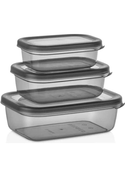 Turuncu Şeffaf Saklama Kabı Seti, 6'lı, Kahvaltı, Meyve, Bakliyat, Çerezlik fırsatları