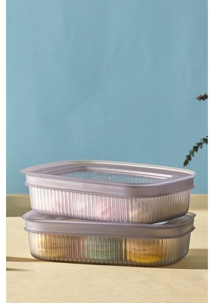 Mavi 5'li Saklama Kutusu Seti, Kahvaltılık, Meyve, Çerez ve Peyniri Güvenle Sakla modelleri