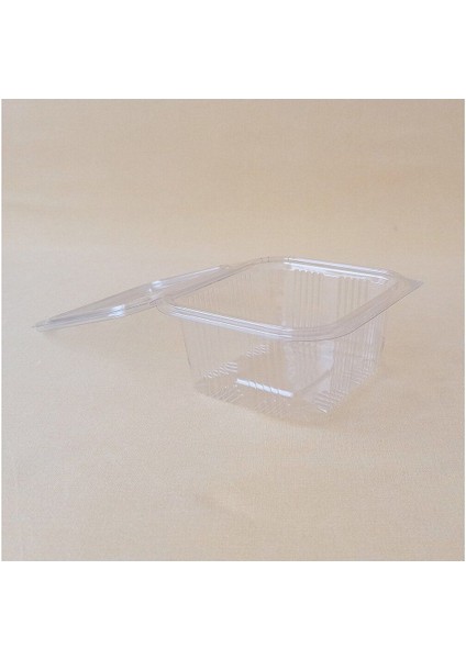 Turuncu 500 cc Sızdırmaz Kap, Kendinden Kapaklı, 100 Adetlik Set fırsatları