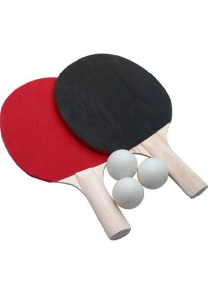 Ayarlanabilir Masa Tenisi Seti, 2 Raket, 3 Top, File, Siyah Renkli, Eğlence Dolu Keyifli Oyun fırsatları