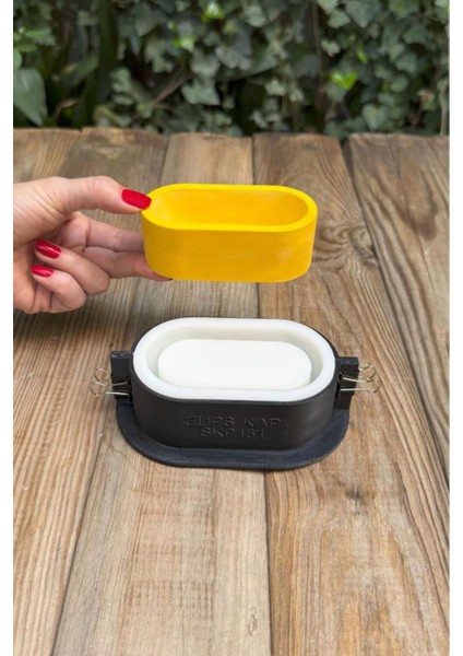 Beyaz Silikon Kap Kalıbı, Kasnaklı, Çok Amaçlı, Dayanıklı, Esnek, Kullanışlı, Ev ve Ofis