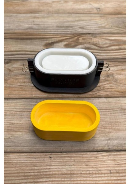 Beyaz Silikon Kap Kalıbı, Kasnaklı, Çok Amaçlı, Dayanıklı, Esnek, Kullanışlı, Ev ve Ofis fırsatları