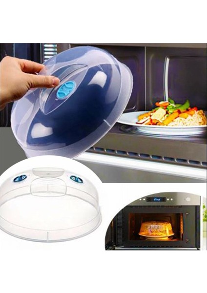 Beyaz Mikrodalga Fırın Içi Koruyucu Yiyecek Isıtma Kapağı modelleri