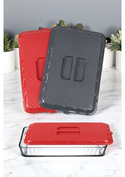 Dikdörtgen Borcam Kapağı, Kamp ve Piknik Için Gıda Koruma, Kırmızı ve Gri Renk modelleri