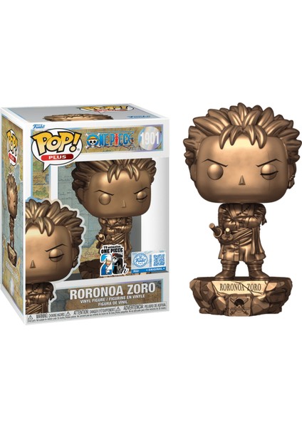 One Piece Plus Roronoa Zoro (Bronze Statue) Limited Pop! #1901