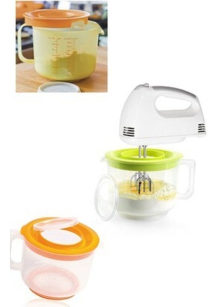 2l Özel Koruma Kapaklı Sıçratmaz Mikser Kabı Beyaz modelleri