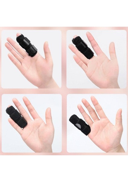 Çift Metal Parmak Ateli, Siyah, Güçlü ve Dayanıklı Çift Set