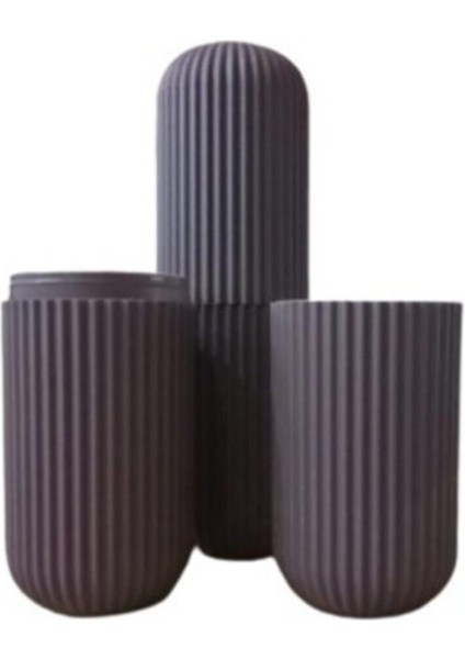 Mürdüm Renkli Çok Amaçlı Saklama Kabı, Pratik ve Şık Depolama Çözümü