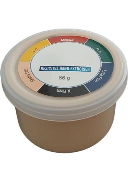 El Egzersiz Hamuru 86 gr Bej ve Mor Renk, Hafif ve Esnek Doğa Dostu Malzeme