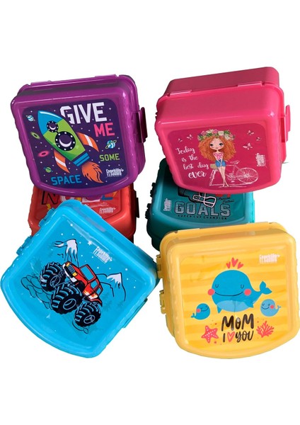 4 Bölmeli Renkli Saklama Kabı, Çok Amaçlı ve Pratik Okul Çantası fırsatları