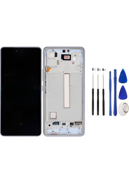 - Samsung Galaxy A53 - 5g Uyumlu LCD Ekran Dokunmatik Service - Pack - Full Çıtalı Mavi + Montaj Seti fiyatları