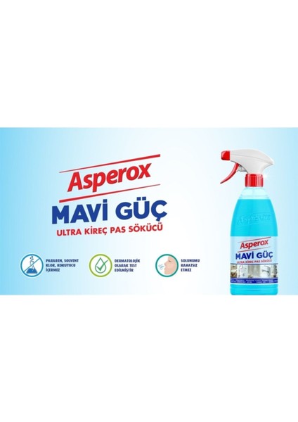 Mavi Güç Ultra Kireç ve Pas Sökücü Sprey 1 L