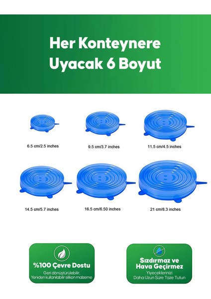 12 Adet Turuncu Silikon Streç Kapak, Tava ve Saklama Kabı Koruyucu Set modelleri