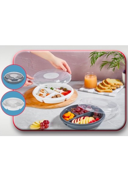 Bölmeli Saklama Kabı, Beyaz, Pratik ve Şık Saklama Çözümünüz modelleri