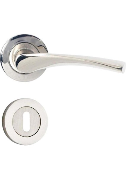 Şık ve Dayanıklı Saten Yüzeyli Kapı Kolu, Alüminyum Tasarım, Ekonomik Seçenek