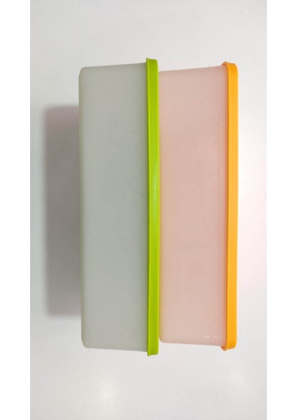 Sarı ve Yeşil Kapaklı 2000ML Saklama Kabı Seti, Pratik ve Şık Mutfak Çözümü modelleri