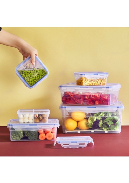 Turuncu Dikdörtgen Saklama Kabı 850 Ml, Sızdırmaz ve Pratik Kullanım modelleri