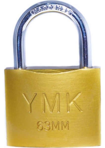 Sarı Boyalı Kısa Kancalı 25MM Asma Kilit, Güçlü ve Dayanıklı Güvenlik Çözümü