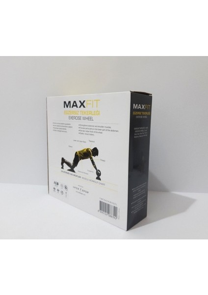 Siyah Renkli Egzersiz Tekerleği ile Güçlü ve Esnek Vücut Keyfi
