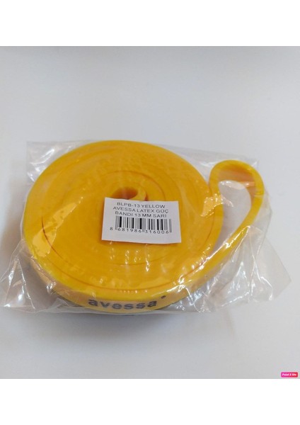 Sarı Lateks Güç Bandı, 210CM, Direnç 15KG, Esneklik ve Antrenman Desteği fiyatları