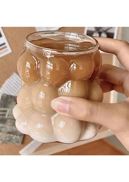 Renkli 2'li Borosilikat Cam Bardaklar, Kahve, Limonata, Meşrubat, Bubble, Üzüm indirimleri