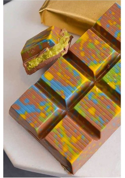 Renkli 8 Bölmeli Silikon Çikolata Kalıbı, 2'li Set modelleri