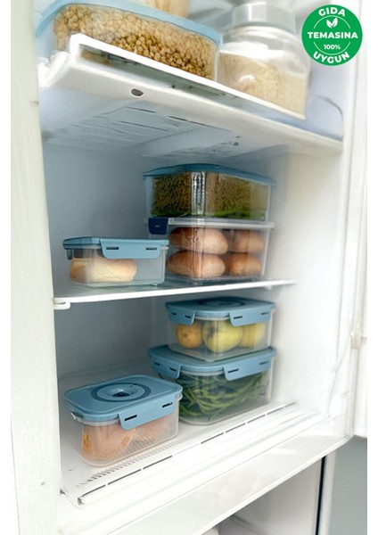 Turkuaz Saklama Kabı 600 Ml, Pratik ve Şık, 16X11X7 cm fırsatları