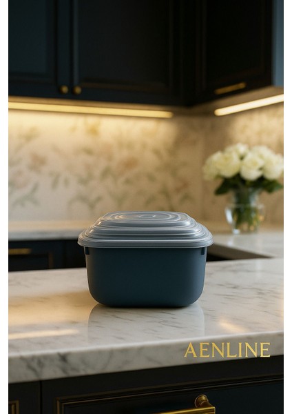 Renkli Dikdörtgen Saklama Kabı Seti 3’lü, Bpa Free, 600 ML/1100 ML/1800 ml fırsatları