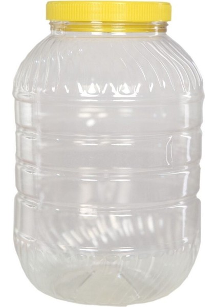 Turuncu 2l Plastik Turşu Bidonu 5'li Set