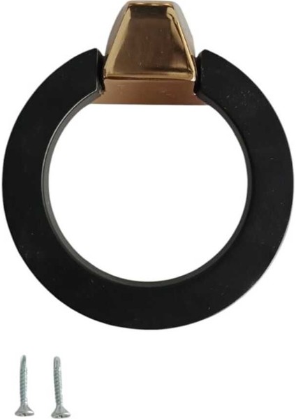 Şık Çelik Kapı Tokmağı, Siyah, Dayanıklı ve Modern Tasarım