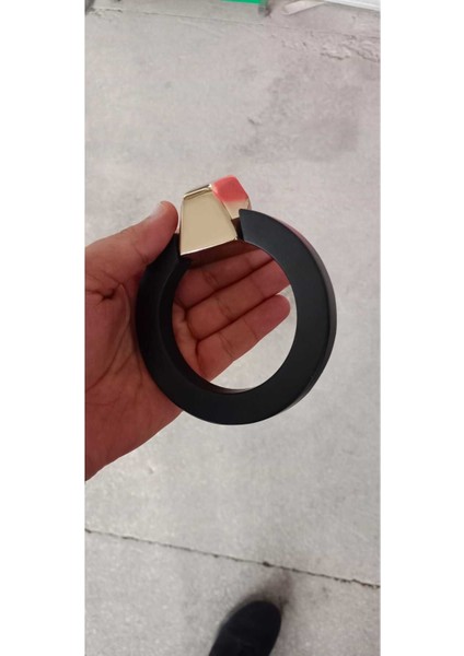 Şık Çelik Kapı Tokmağı, Siyah, Dayanıklı ve Modern Tasarım fırsatları