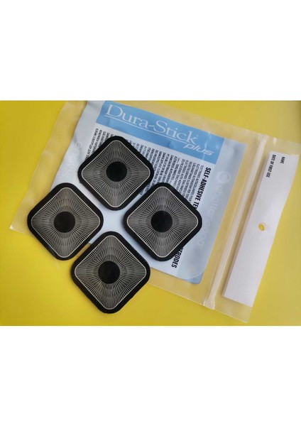 Mavi 5x5 cm Çıtçıtlı Fitness Tens Elektrot Pedi, Günlük Kullanım Için Uygun. modelleri