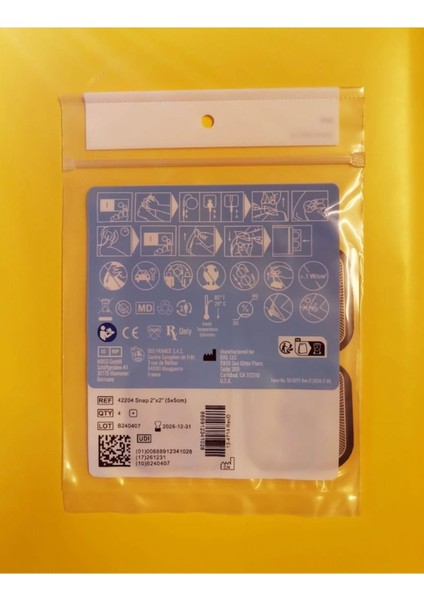 Mavi 5x5 cm Çıtçıtlı Fitness Tens Elektrot Pedi, Günlük Kullanım Için Uygun. indirimleri