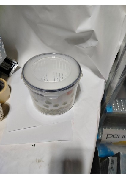 Gri Süzgeçli Saklama Kabı, Pratik ve Şık Mutfak Çözümü fiyatları