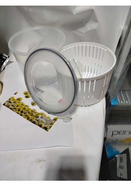 Gri Süzgeçli Saklama Kabı, Pratik ve Şık Mutfak Çözümü modelleri