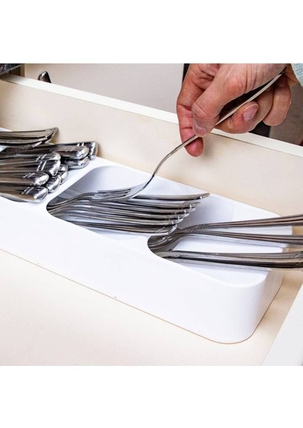 Beş Bölmeli Beyaz Çekmece Düzenleyici, Pratik ve Şık Organizer fırsatları