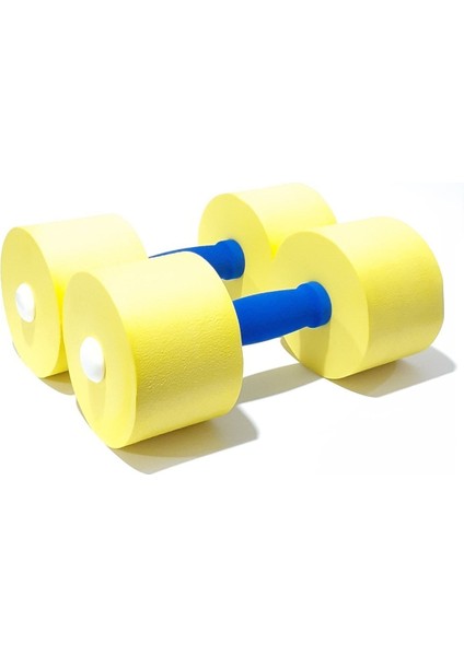 2 Adet Sarı Havuz Dambılı, Dayanıklı ve Renkli, Eğlence Için Idealdir modelleri