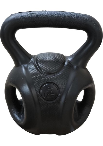 Siyah Plastik Kettle ve 6 kg Dambıl Seti, Sağlıklı Ev Sporları Için Ideal Seçenek