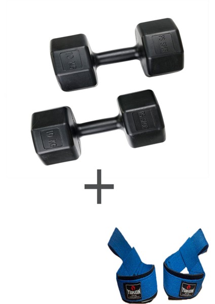 Dambıl Strap, 10 kg x 2 Adet, Dayanıklı Metal Malzeme, Spor ve Egzersiz Için Ideal