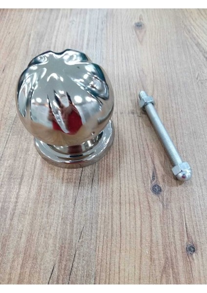 Nikel Saten Kapı Tokmağı, Zarif ve Şık Metal Tasarım, Dayanıklı ve Estetik.