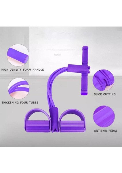 Renkli ve Rahat 4 Lastikli Mor Vücut Şekillendirme Trimmeri modelleri
