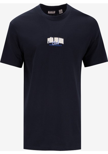 O Yaka Baskılı Siyah Erkek T-Shirt Onserhan Reg Ss Tee Cs