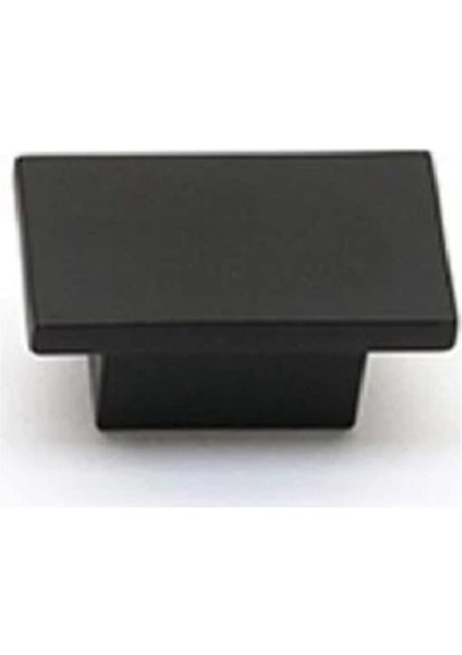 Çift Delikli Siyah Kulp, 44×27 Mm, Dayanıklı ve Şık Tasarım