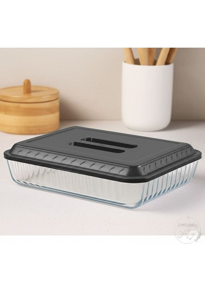 Gri Dikdörtgen Borcam Kapağı - Dayanıklı ve Şık Mutfak Aksesuarı fiyatları