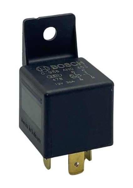 12V RÖLE 4 UÇLU 30 A (DİRENÇLİ) (TERS TİP) (30-85-86-87) TAIWAN