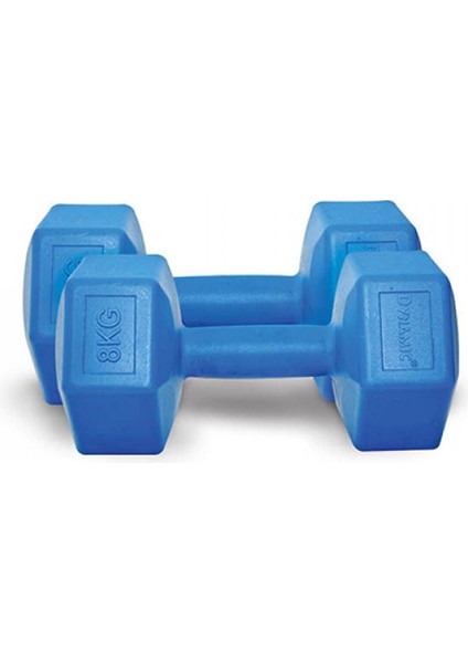 Mavi 8 kg x 2 Adet Hafif Ağırlık Seti, Sağlıklı ve Pratik Spor Ekipmanı