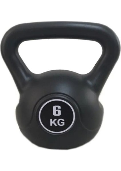 6 kg Siyah Kettbell Çaydanlık Tipi Eşsiz ve Pratik Tasarım